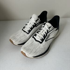 Brooks Anthem 7 110439-1D-121 Sneaker Men's 10.5 White Black Tan Running Shoes